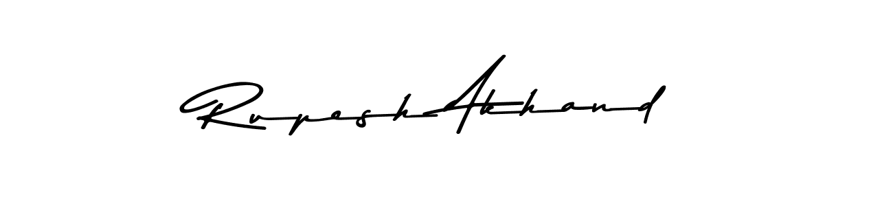 Asem Kandis PERSONAL USE is a professional signature style that is perfect for those who want to add a touch of class to their signature. It is also a great choice for those who want to make their signature more unique. Get Rupesh Akhand name to fancy signature for free. Rupesh Akhand signature style 9 images and pictures png