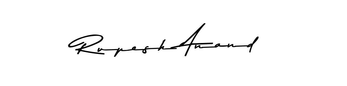 The best way (Asem Kandis PERSONAL USE) to make a short signature is to pick only two or three words in your name. The name Rupesh Anand include a total of six letters. For converting this name. Rupesh Anand signature style 9 images and pictures png