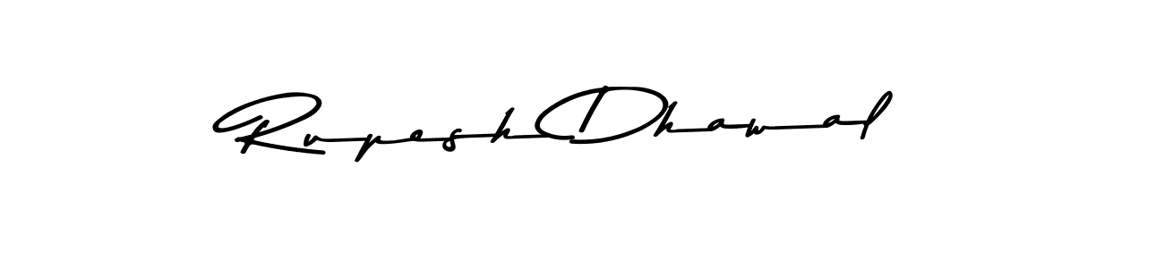 Design your own signature with our free online signature maker. With this signature software, you can create a handwritten (Asem Kandis PERSONAL USE) signature for name Rupesh Dhawal. Rupesh Dhawal signature style 9 images and pictures png