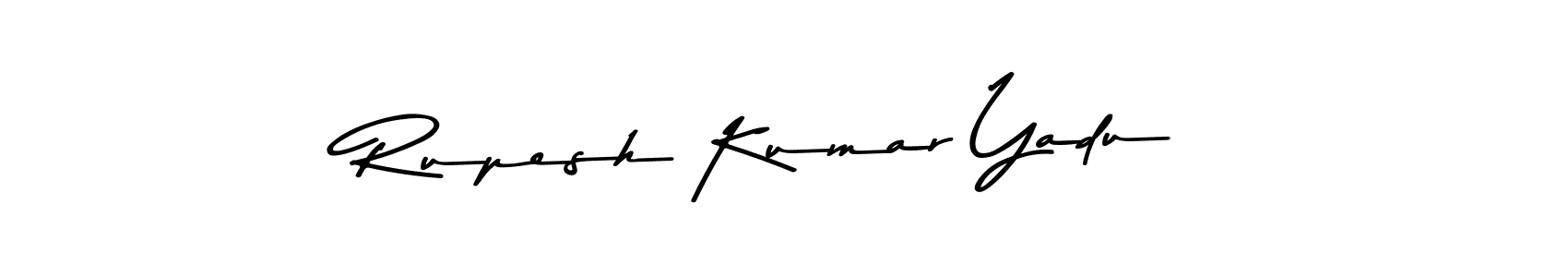 Design your own signature with our free online signature maker. With this signature software, you can create a handwritten (Asem Kandis PERSONAL USE) signature for name Rupesh Kumar Yadu. Rupesh Kumar Yadu signature style 9 images and pictures png