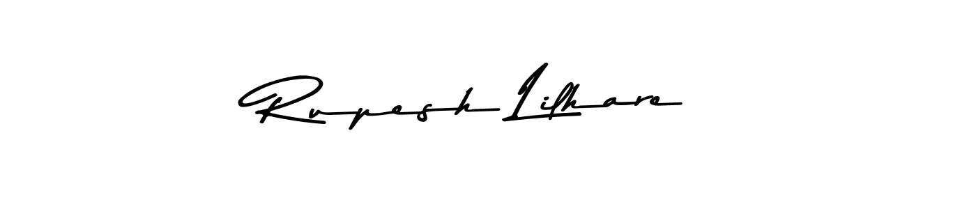 You should practise on your own different ways (Asem Kandis PERSONAL USE) to write your name (Rupesh Lilhare) in signature. don't let someone else do it for you. Rupesh Lilhare signature style 9 images and pictures png