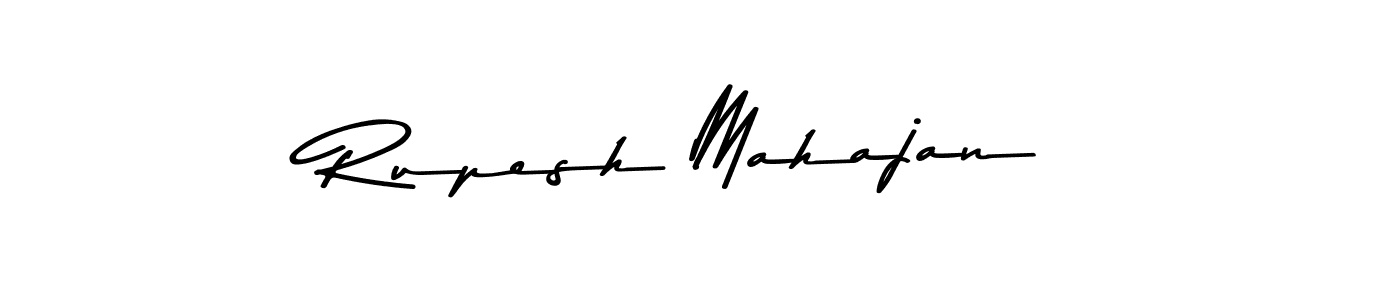 Make a beautiful signature design for name Rupesh Mahajan. With this signature (Asem Kandis PERSONAL USE) style, you can create a handwritten signature for free. Rupesh Mahajan signature style 9 images and pictures png