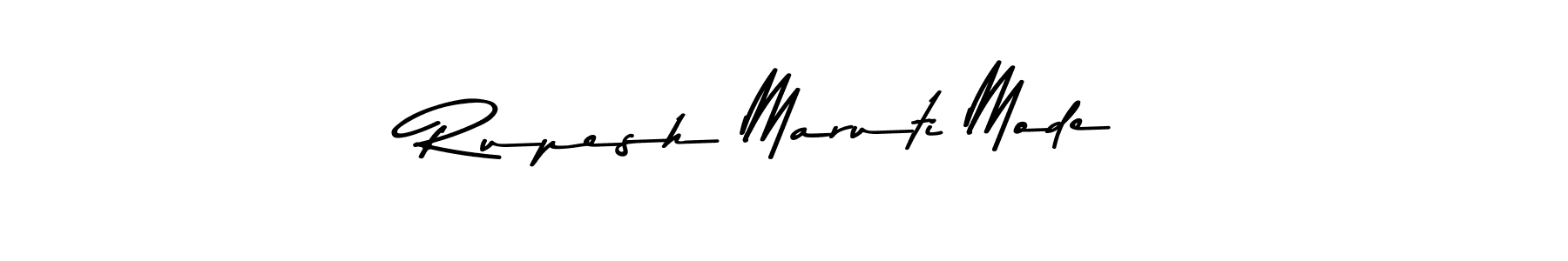 Design your own signature with our free online signature maker. With this signature software, you can create a handwritten (Asem Kandis PERSONAL USE) signature for name Rupesh Maruti Mode. Rupesh Maruti Mode signature style 9 images and pictures png