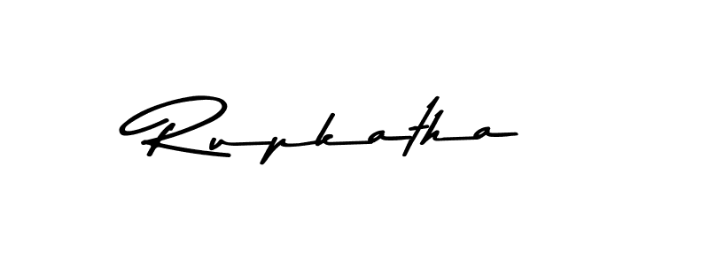 Design your own signature with our free online signature maker. With this signature software, you can create a handwritten (Asem Kandis PERSONAL USE) signature for name Rupkatha. Rupkatha signature style 9 images and pictures png