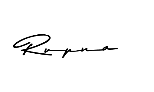 Use a signature maker to create a handwritten signature online. With this signature software, you can design (Asem Kandis PERSONAL USE) your own signature for name Rupna. Rupna signature style 9 images and pictures png