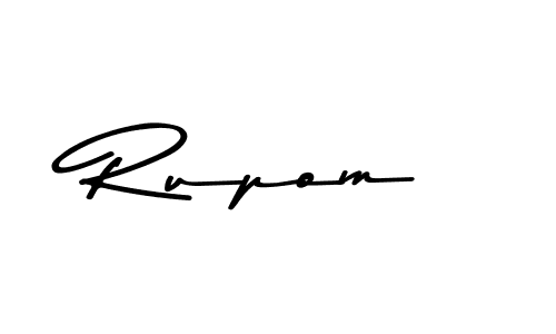 This is the best signature style for the Rupom name. Also you like these signature font (Asem Kandis PERSONAL USE). Mix name signature. Rupom signature style 9 images and pictures png