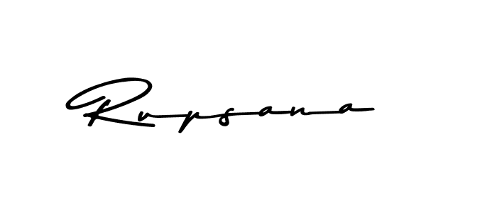Design your own signature with our free online signature maker. With this signature software, you can create a handwritten (Asem Kandis PERSONAL USE) signature for name Rupsana. Rupsana signature style 9 images and pictures png