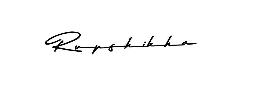 Create a beautiful signature design for name Rupshikha. With this signature (Asem Kandis PERSONAL USE) fonts, you can make a handwritten signature for free. Rupshikha signature style 9 images and pictures png