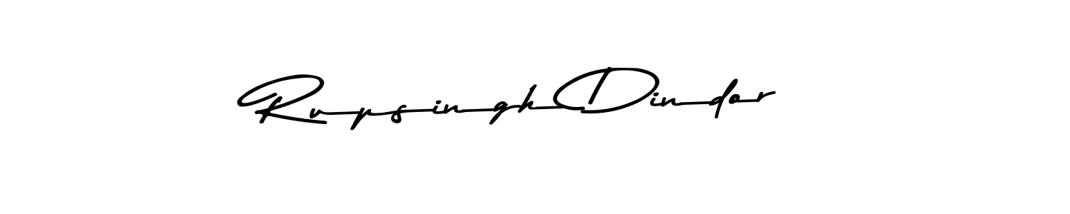 How to make Rupsingh Dindor name signature. Use Asem Kandis PERSONAL USE style for creating short signs online. This is the latest handwritten sign. Rupsingh Dindor signature style 9 images and pictures png