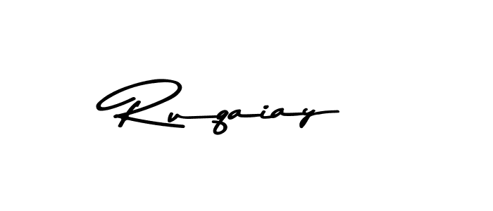 Also You can easily find your signature by using the search form. We will create Ruqaiay name handwritten signature images for you free of cost using Asem Kandis PERSONAL USE sign style. Ruqaiay signature style 9 images and pictures png