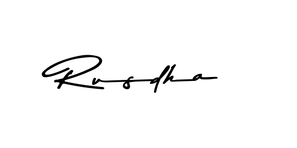 Once you've used our free online signature maker to create your best signature Asem Kandis PERSONAL USE style, it's time to enjoy all of the benefits that Rusdha name signing documents. Rusdha signature style 9 images and pictures png