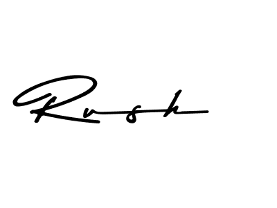 How to make Rush signature? Asem Kandis PERSONAL USE is a professional autograph style. Create handwritten signature for Rush name. Rush signature style 9 images and pictures png