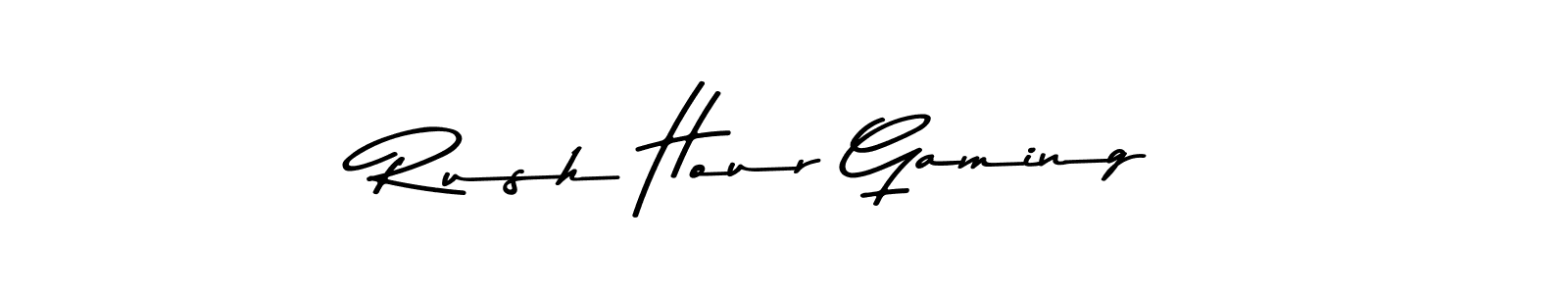 Also You can easily find your signature by using the search form. We will create Rush Hour Gaming name handwritten signature images for you free of cost using Asem Kandis PERSONAL USE sign style. Rush Hour Gaming signature style 9 images and pictures png