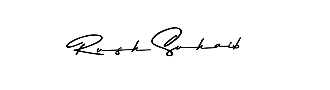 You should practise on your own different ways (Asem Kandis PERSONAL USE) to write your name (Rush Suhaib) in signature. don't let someone else do it for you. Rush Suhaib signature style 9 images and pictures png