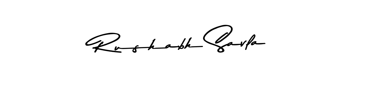 Make a beautiful signature design for name Rushabh Savla. With this signature (Asem Kandis PERSONAL USE) style, you can create a handwritten signature for free. Rushabh Savla signature style 9 images and pictures png