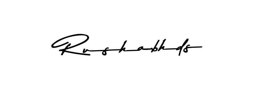 How to Draw Rushabhds signature style? Asem Kandis PERSONAL USE is a latest design signature styles for name Rushabhds. Rushabhds signature style 9 images and pictures png