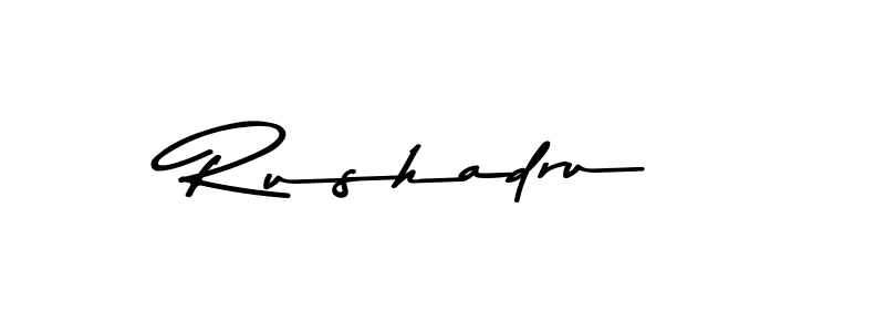 How to Draw Rushadru signature style? Asem Kandis PERSONAL USE is a latest design signature styles for name Rushadru. Rushadru signature style 9 images and pictures png