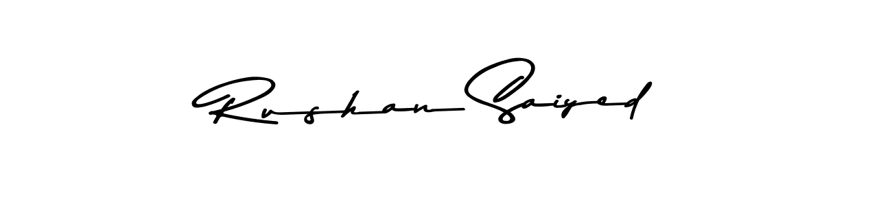 It looks lik you need a new signature style for name Rushan Saiyed. Design unique handwritten (Asem Kandis PERSONAL USE) signature with our free signature maker in just a few clicks. Rushan Saiyed signature style 9 images and pictures png