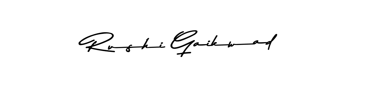 Make a beautiful signature design for name Rushi Gaikwad. Use this online signature maker to create a handwritten signature for free. Rushi Gaikwad signature style 9 images and pictures png