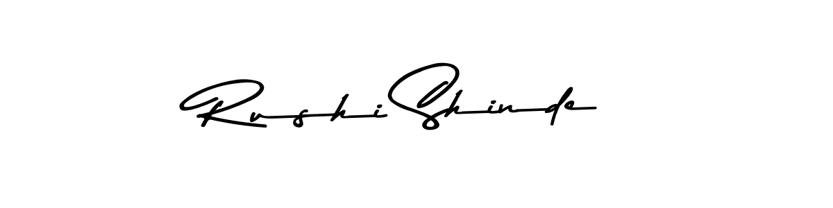 The best way (Asem Kandis PERSONAL USE) to make a short signature is to pick only two or three words in your name. The name Rushi Shinde include a total of six letters. For converting this name. Rushi Shinde signature style 9 images and pictures png
