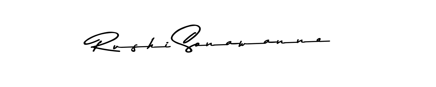 Asem Kandis PERSONAL USE is a professional signature style that is perfect for those who want to add a touch of class to their signature. It is also a great choice for those who want to make their signature more unique. Get Rushi Sonawanne name to fancy signature for free. Rushi Sonawanne signature style 9 images and pictures png