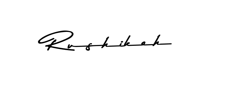 It looks lik you need a new signature style for name Rushikeh. Design unique handwritten (Asem Kandis PERSONAL USE) signature with our free signature maker in just a few clicks. Rushikeh signature style 9 images and pictures png