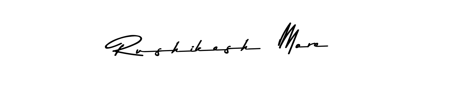 It looks lik you need a new signature style for name Rushikesh  More. Design unique handwritten (Asem Kandis PERSONAL USE) signature with our free signature maker in just a few clicks. Rushikesh  More signature style 9 images and pictures png