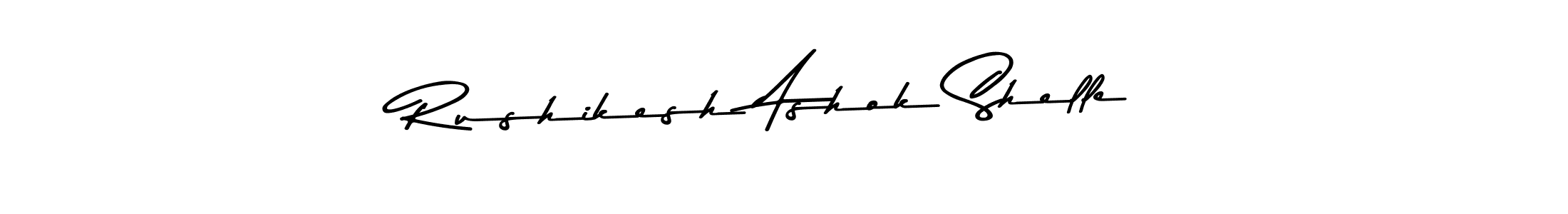 if you are searching for the best signature style for your name Rushikesh Ashok Shelle. so please give up your signature search. here we have designed multiple signature styles  using Asem Kandis PERSONAL USE. Rushikesh Ashok Shelle signature style 9 images and pictures png