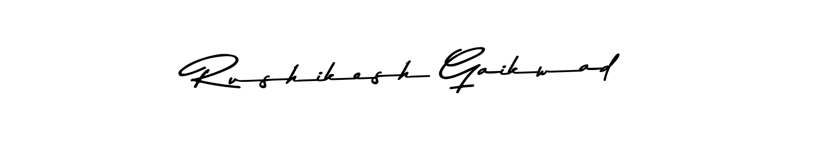 Also we have Rushikesh Gaikwad name is the best signature style. Create professional handwritten signature collection using Asem Kandis PERSONAL USE autograph style. Rushikesh Gaikwad signature style 9 images and pictures png