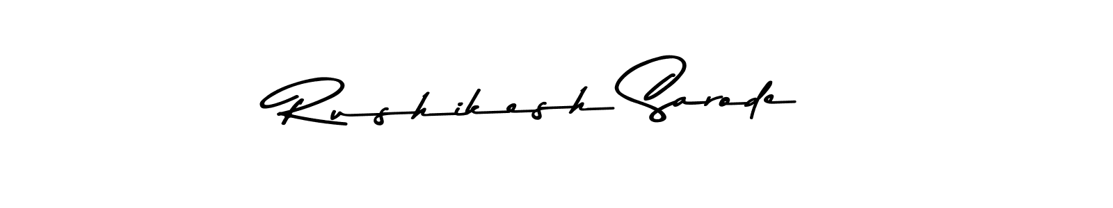 How to make Rushikesh Sarode signature? Asem Kandis PERSONAL USE is a professional autograph style. Create handwritten signature for Rushikesh Sarode name. Rushikesh Sarode signature style 9 images and pictures png