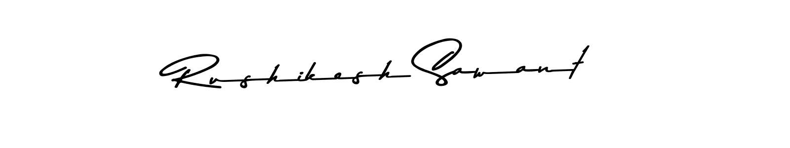 Make a beautiful signature design for name Rushikesh Sawant. With this signature (Asem Kandis PERSONAL USE) style, you can create a handwritten signature for free. Rushikesh Sawant signature style 9 images and pictures png