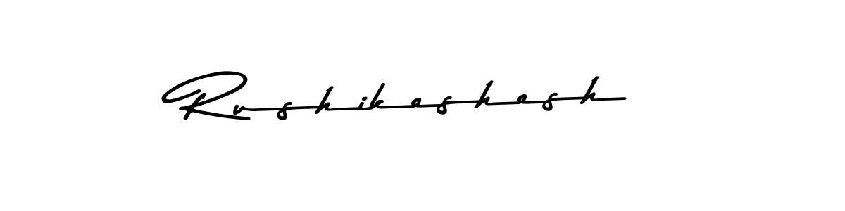 You should practise on your own different ways (Asem Kandis PERSONAL USE) to write your name (Rushikeshesh) in signature. don't let someone else do it for you. Rushikeshesh signature style 9 images and pictures png