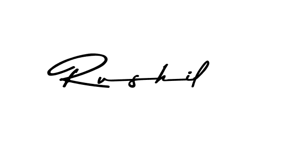 The best way (Asem Kandis PERSONAL USE) to make a short signature is to pick only two or three words in your name. The name Rushil include a total of six letters. For converting this name. Rushil signature style 9 images and pictures png