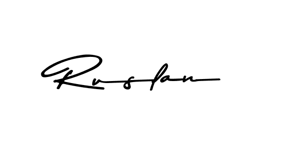 Ruslan stylish signature style. Best Handwritten Sign (Asem Kandis PERSONAL USE) for my name. Handwritten Signature Collection Ideas for my name Ruslan. Ruslan signature style 9 images and pictures png