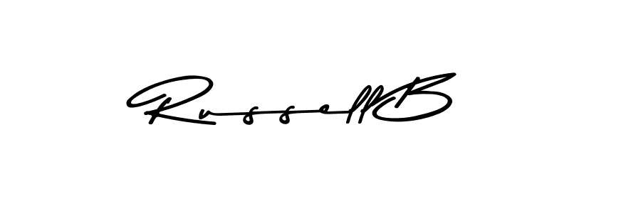 Also we have Russell B name is the best signature style. Create professional handwritten signature collection using Asem Kandis PERSONAL USE autograph style. Russell B signature style 9 images and pictures png