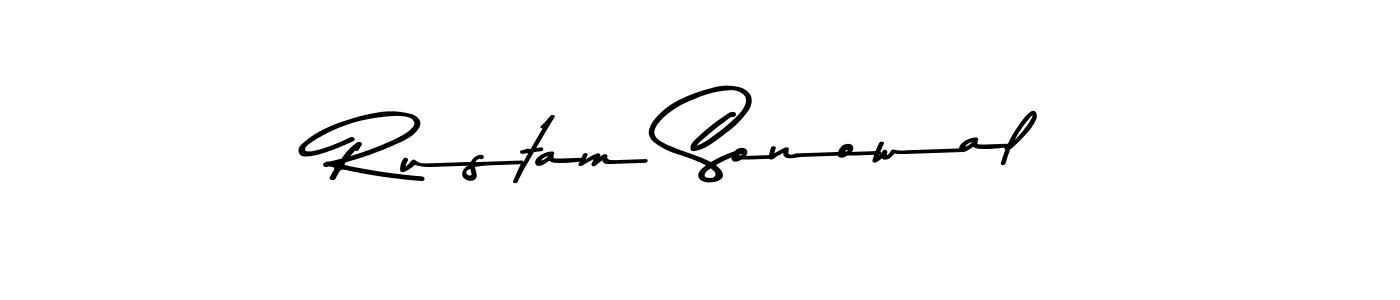 Rustam Sonowal stylish signature style. Best Handwritten Sign (Asem Kandis PERSONAL USE) for my name. Handwritten Signature Collection Ideas for my name Rustam Sonowal. Rustam Sonowal signature style 9 images and pictures png