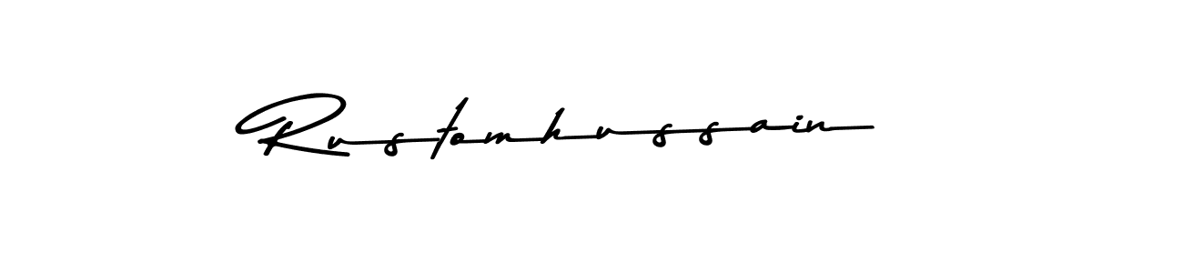Make a beautiful signature design for name Rustomhussain. Use this online signature maker to create a handwritten signature for free. Rustomhussain signature style 9 images and pictures png
