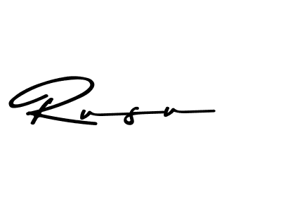 Create a beautiful signature design for name Rusu. With this signature (Asem Kandis PERSONAL USE) fonts, you can make a handwritten signature for free. Rusu signature style 9 images and pictures png
