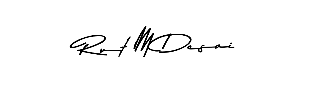 Here are the top 10 professional signature styles for the name Rut M Desai. These are the best autograph styles you can use for your name. Rut M Desai signature style 9 images and pictures png
