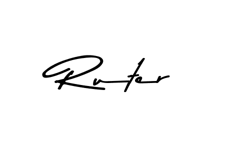 This is the best signature style for the Ruter name. Also you like these signature font (Asem Kandis PERSONAL USE). Mix name signature. Ruter signature style 9 images and pictures png