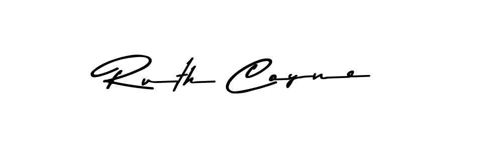 Make a beautiful signature design for name Ruth Coyne. With this signature (Asem Kandis PERSONAL USE) style, you can create a handwritten signature for free. Ruth Coyne signature style 9 images and pictures png
