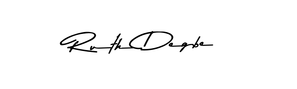 You should practise on your own different ways (Asem Kandis PERSONAL USE) to write your name (Ruth Degbe) in signature. don't let someone else do it for you. Ruth Degbe signature style 9 images and pictures png