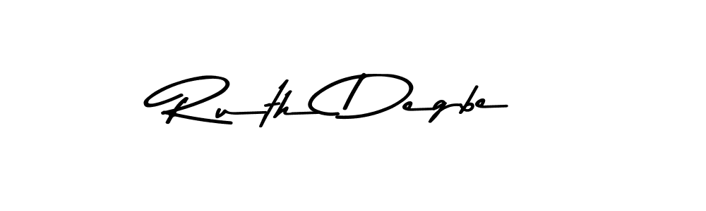 You should practise on your own different ways (Asem Kandis PERSONAL USE) to write your name (Ruth Degbe) in signature. don't let someone else do it for you. Ruth Degbe signature style 9 images and pictures png