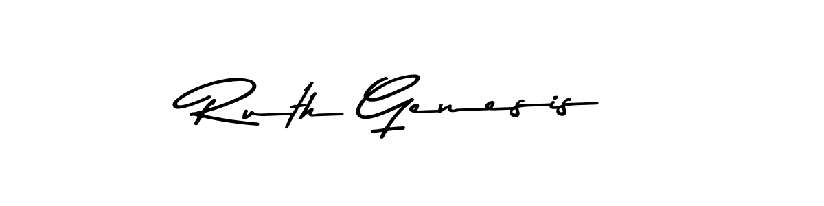 Ruth Genesis stylish signature style. Best Handwritten Sign (Asem Kandis PERSONAL USE) for my name. Handwritten Signature Collection Ideas for my name Ruth Genesis. Ruth Genesis signature style 9 images and pictures png