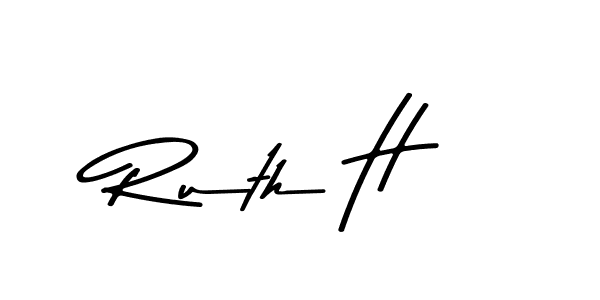 Also we have Ruth H name is the best signature style. Create professional handwritten signature collection using Asem Kandis PERSONAL USE autograph style. Ruth H signature style 9 images and pictures png