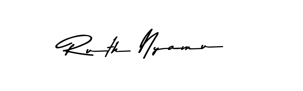 Make a beautiful signature design for name Ruth Nyamu. Use this online signature maker to create a handwritten signature for free. Ruth Nyamu signature style 9 images and pictures png