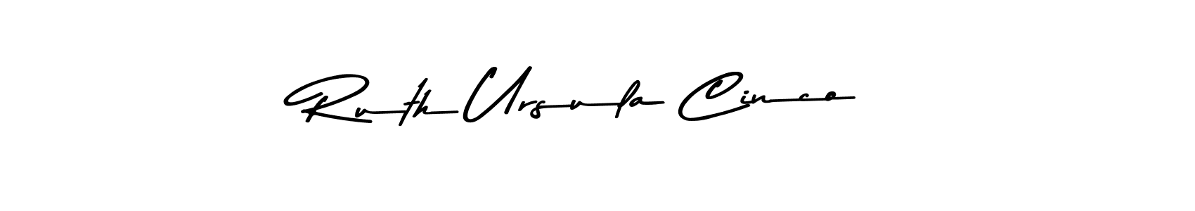 You should practise on your own different ways (Asem Kandis PERSONAL USE) to write your name (Ruth Ursula Cinco) in signature. don't let someone else do it for you. Ruth Ursula Cinco signature style 9 images and pictures png