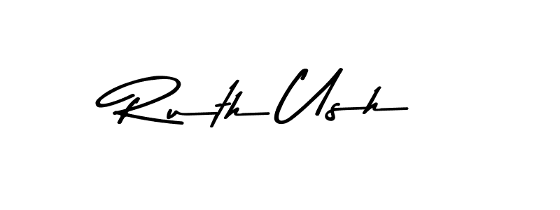 Make a beautiful signature design for name Ruth Ush. With this signature (Asem Kandis PERSONAL USE) style, you can create a handwritten signature for free. Ruth Ush signature style 9 images and pictures png