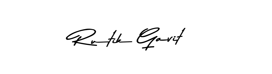 The best way (Asem Kandis PERSONAL USE) to make a short signature is to pick only two or three words in your name. The name Rutik Gavit include a total of six letters. For converting this name. Rutik Gavit signature style 9 images and pictures png