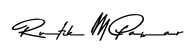 Explore multiple handwriting variations for Rutik M Pawar including this stunning Asem Kandis PERSONAL USE design. Free to use across all platforms. Rutik M Pawar signature style 9 images and pictures png